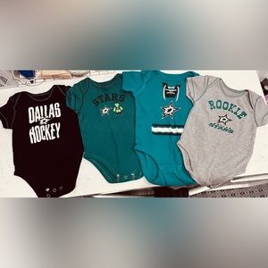 Dallas Stars 6-9M Baby Onsies
